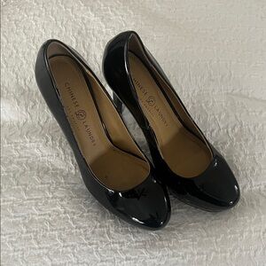 Chinese Laundry Glossy Black Heels
